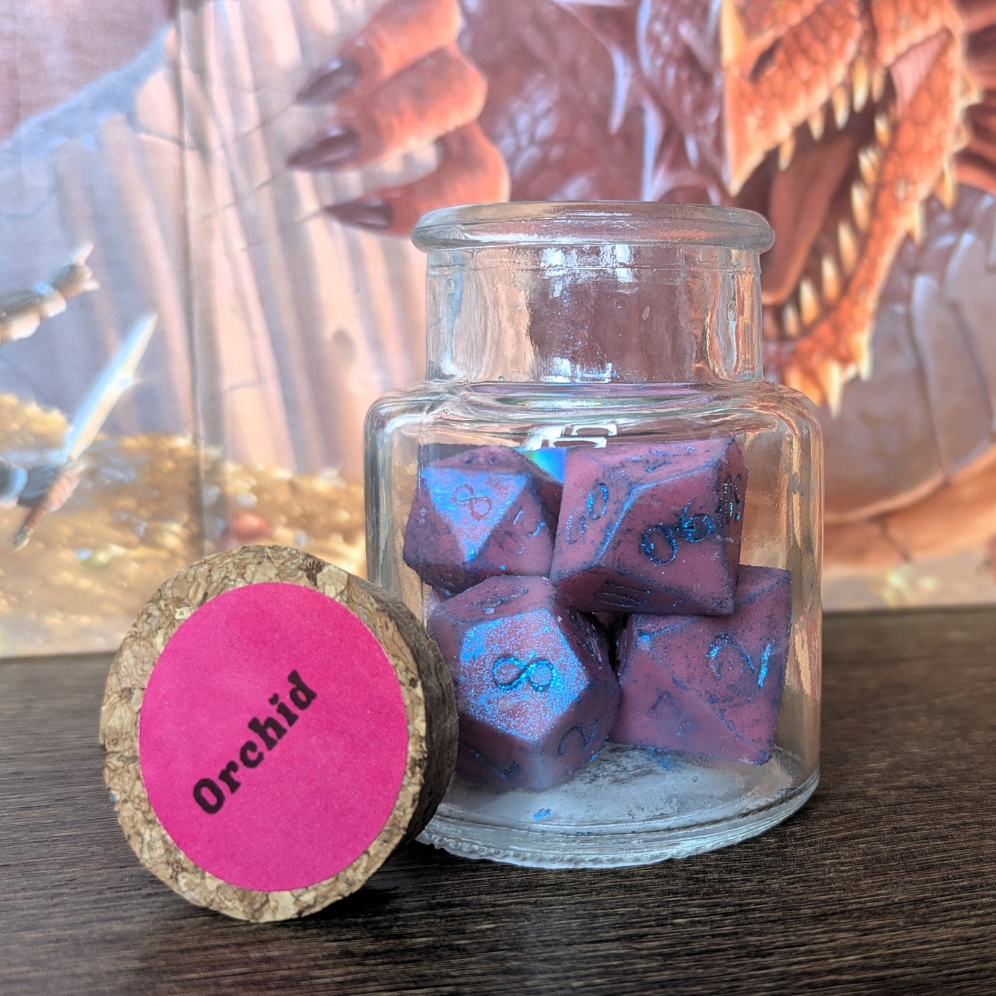D&D set kockica - mirisni vosak za topljenje Orhideja