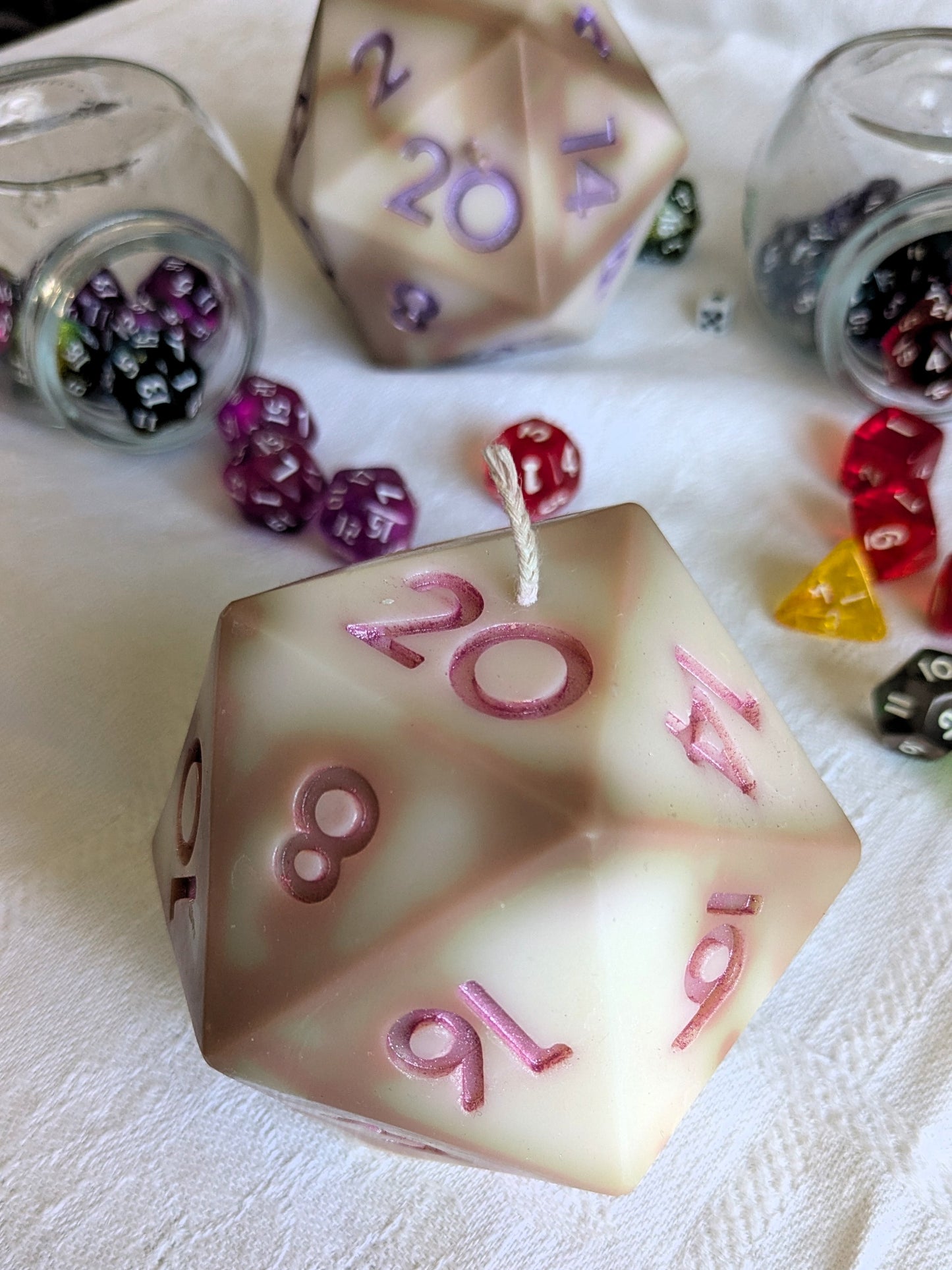 D20 Soy Wax Candle – Vanilla & Coffee