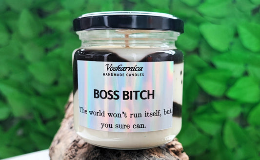 Boss Bi*ch Candle in a jar