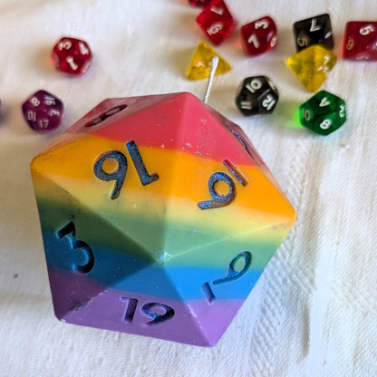 D20 Soy Wax Candle – Unicorn Fart