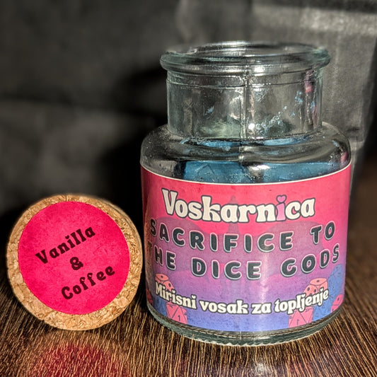 D&D set kockica - mirisni vosak za topljenje Vanilla & Coffee